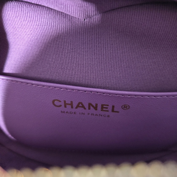 Chanel Purple Quilted Women's Bag - Picture 12 of 13